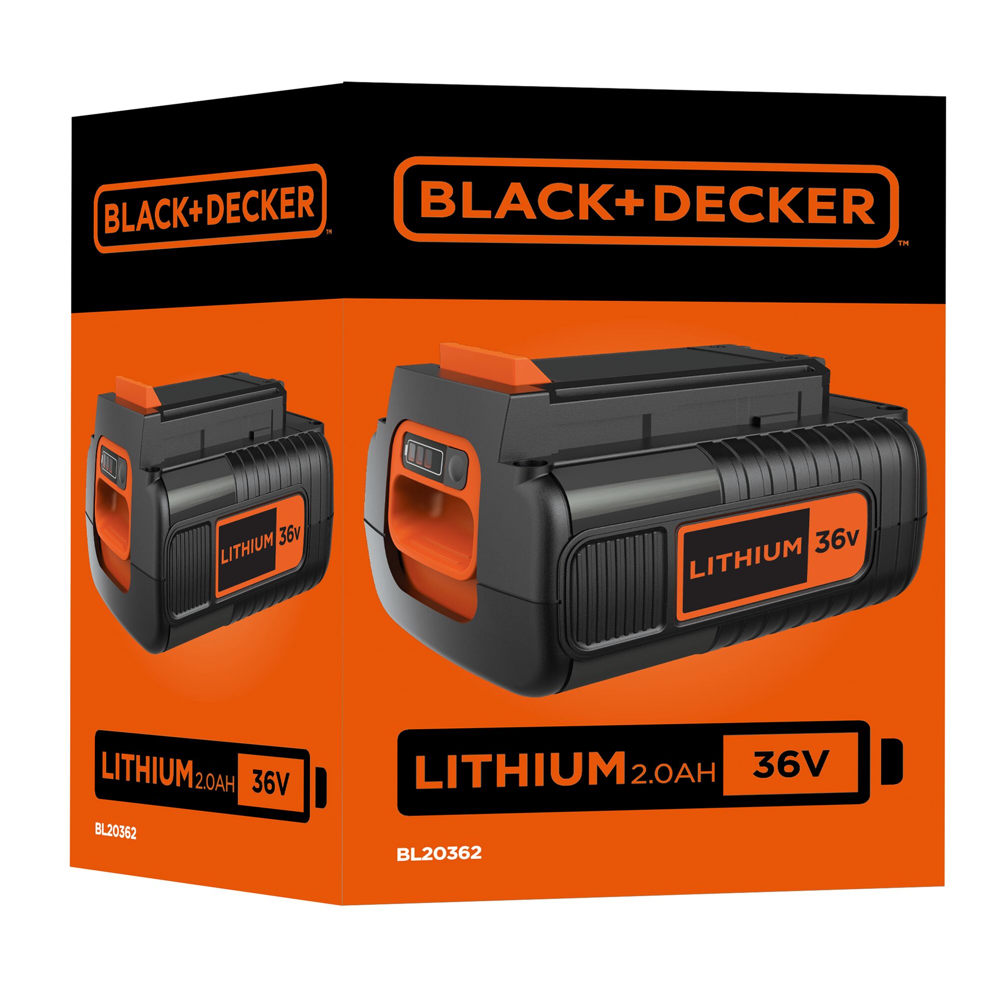 Batterie LITHIUM 36 V 2 Ah BLACK DECKER